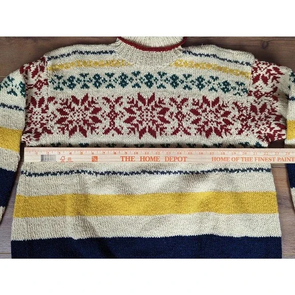 Vintage 90s Ralph Lauren Polo Country Wool/Silk Turtleneck Sweater M